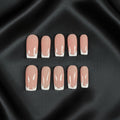 Press on nails • Glow French