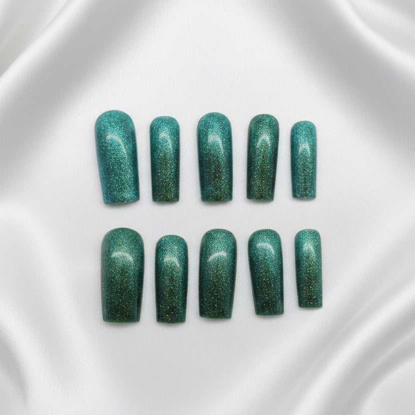 Press on Nails • Cromo Aqua