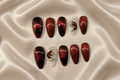 Press on Nails • Red Butterfly